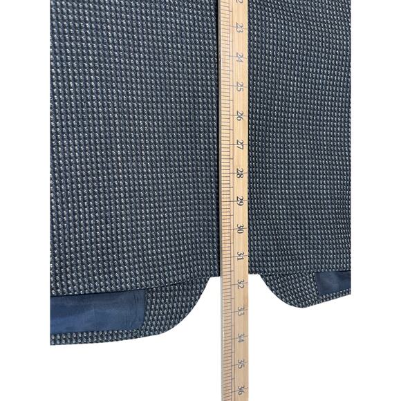Vintage Bert Pulitzer HOUNDSTOOTH Tweed Wool Blend Sport Coat Jacket Men's 42 - Picture 15 of 16